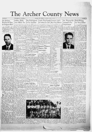 The Archer County News (Archer City, Tex.), Vol. 37, No. 30, Ed. 1 Thursday, July 19, 1951
