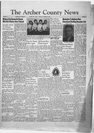 The Archer County News (Archer City, Tex.), Vol. 42, No. 49, Ed. 1 Thursday, November 22, 1956