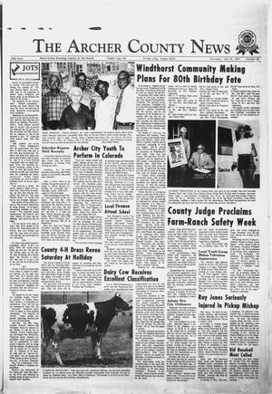 The Archer County News (Archer City, Tex.), Vol. 55, No. 29, Ed. 1 Thursday, July 20, 1972