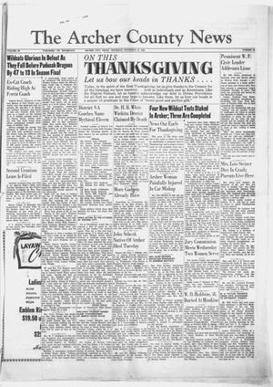 The Archer County News (Archer City, Tex.), Vol. 40, No. 49, Ed. 1 Thursday, November 25, 1954