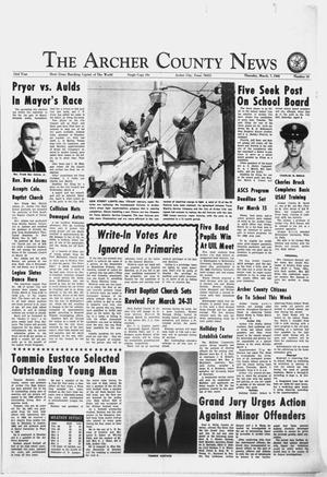 The Archer County News (Archer City, Tex.), Vol. 53, No. 10, Ed. 1 Thursday, March 7, 1968