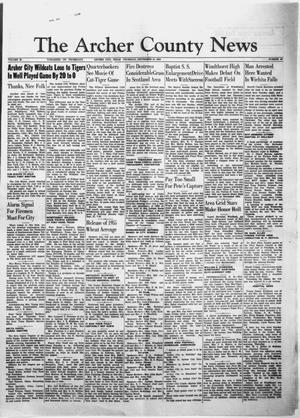 The Archer County News (Archer City, Tex.), Vol. 40, No. 40, Ed. 1 Thursday, September 23, 1954