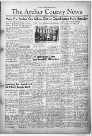 The Archer County News (Archer City, Tex.), Vol. 32, No. 50, Ed. 1 Thursday, December 12, 1946