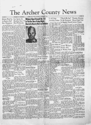 The Archer County News (Archer City, Tex.), Vol. 40, No. 46, Ed. 1 Thursday, November 4, 1954