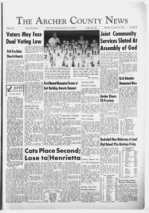 The Archer County News (Archer City, Tex.), Vol. 49, No. 47, Ed. 1 Thursday, November 21, 1963