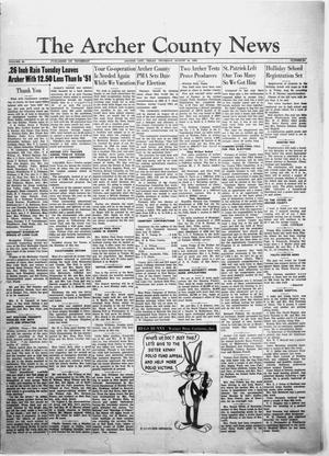 The Archer County News (Archer City, Tex.), Vol. 38, No. 34, Ed. 1 Thursday, August 14, 1952