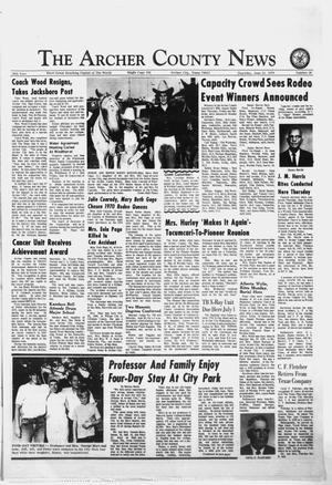 The Archer County News (Archer City, Tex.), Vol. 56, No. 26, Ed. 1 Thursday, June 25, 1970