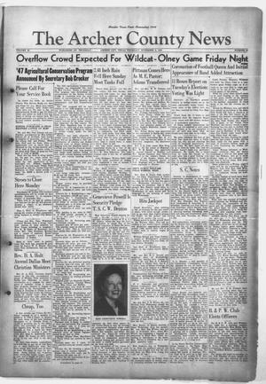The Archer County News (Archer City, Tex.), Vol. 32, No. 45, Ed. 1 Friday, November 8, 1946