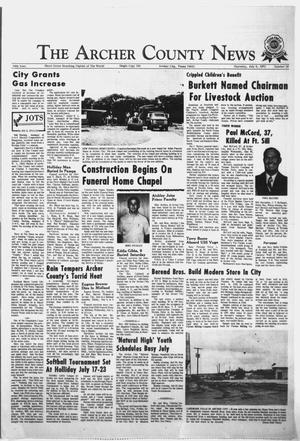 The Archer County News (Archer City, Tex.), Vol. 55, No. 27, Ed. 1 Thursday, July 6, 1972