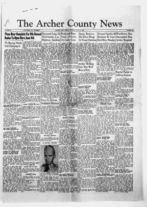 Primary view of object titled 'The Archer County News (Archer City, Tex.), Vol. 39, No. 22, Ed. 1 Thursday, May 21, 1953'.