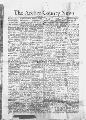 The Archer County News (Archer City, Tex.), Vol. 29, No. 2, Ed. 1 Thursday, November 23, 1939