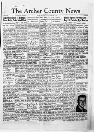 The Archer County News (Archer City, Tex.), Vol. 40, No. 10, Ed. 1 Thursday, February 25, 1954