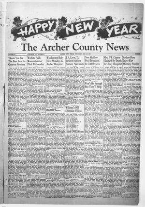The Archer County News (Archer City, Tex.), Vol. 37, No. 1, Ed. 1 Thursday, December 28, 1950