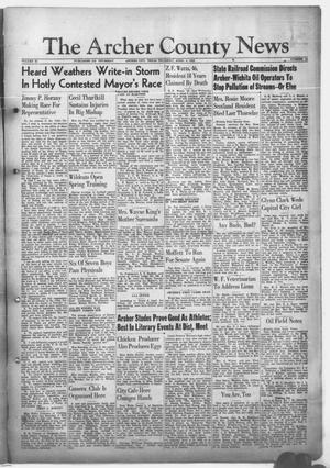 The Archer County News (Archer City, Tex.), Vol. 32, No. 14, Ed. 1 Thursday, April 4, 1946