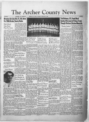 The Archer County News (Archer City, Tex.), Vol. 42, No. 9, Ed. 1 Thursday, February 16, 1956