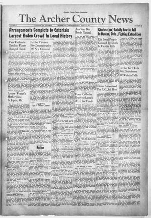 The Archer County News (Archer City, Tex.), Vol. 33, No. 25, Ed. 1 Thursday, June 19, 1947