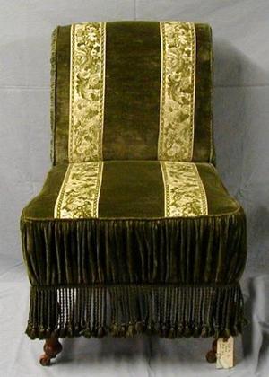 [Turkish style chair with tassled fringe]