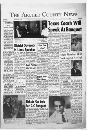 The Archer County News (Archer City, Tex.), Vol. 49, No. 4, Ed. 1 Thursday, January 24, 1963