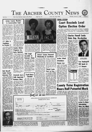 The Archer County News (Archer City, Tex.), Vol. 54, No. 2, Ed. 1 Thursday, January 11, 1968