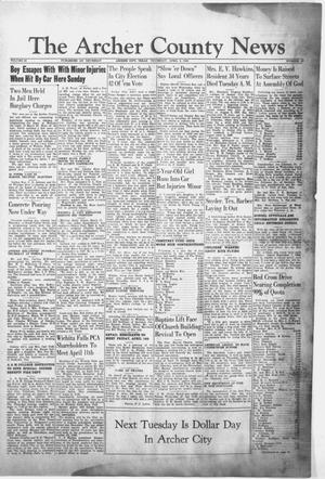 The Archer County News (Archer City, Tex.), Vol. 36, No. 15, Ed. 1 Thursday, April 6, 1950