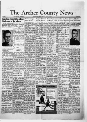 The Archer County News (Archer City, Tex.), Vol. 39, No. 35, Ed. 1 Thursday, August 20, 1953