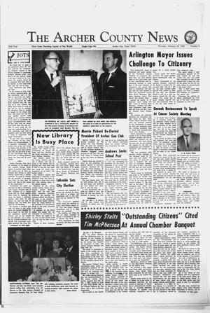 The Archer County News (Archer City, Tex.), Vol. 53, No. 8, Ed. 1 Thursday, February 22, 1968