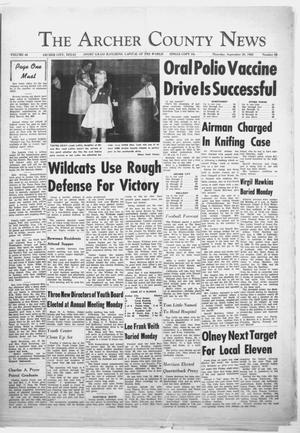 The Archer County News (Archer City, Tex.), Vol. 48, No. 38, Ed. 1 Thursday, September 20, 1962