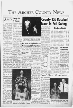 The Archer County News (Archer City, Tex.), Vol. 49, No. 23, Ed. 1 Thursday, June 6, 1963