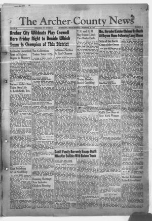 The Archer County News (Archer City, Tex.), Vol. 31, No. 48, Ed. 1 Thursday, November 29, 1945