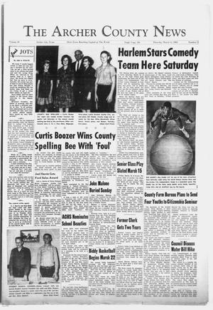 The Archer County News (Archer City, Tex.), Vol. 49, No. 11, Ed. 1 Thursday, March 14, 1963