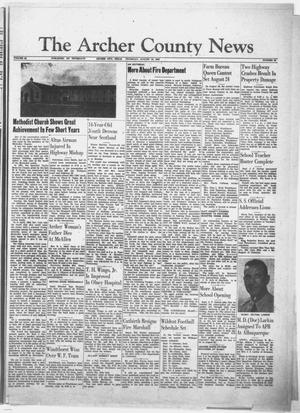 The Archer County News (Archer City, Tex.), Vol. 42, No. 35, Ed. 1 Thursday, August 16, 1956