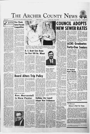 The Archer County News (Archer City, Tex.), Vol. 55, No. 21, Ed. 1 Thursday, May 25, 1972