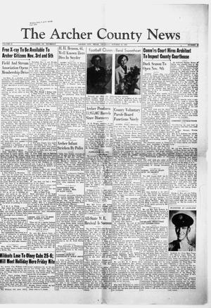 The Archer County News (Archer City, Tex.), Vol. 37, No. 43, Ed. 1 Thursday, October 18, 1951