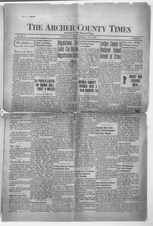 Primary view of object titled 'The Archer County Times (Archer City, Tex.), Vol. 18, No. 18, Ed. 1 Thursday, November 5, 1942'.