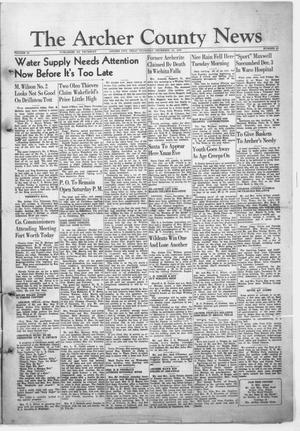 The Archer County News (Archer City, Tex.), Vol. 34, No. 51, Ed. 1 Thursday, December 16, 1948