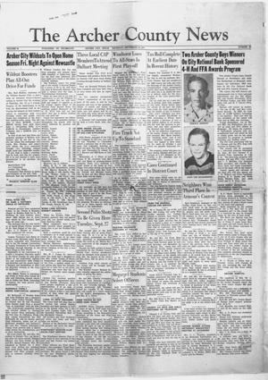 The Archer County News (Archer City, Tex.), Vol. 41, No. 40, Ed. 1 Thursday, September 22, 1955