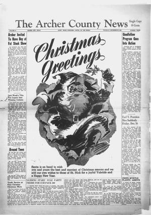 The Archer County News (Archer City, Tex.), Vol. 47, No. 3, Ed. 1 Thursday, December 22, 1960