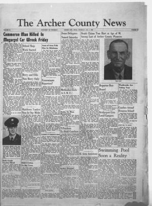 The Archer County News (Archer City, Tex.), Vol. 44, No. 34, Ed. 1 Thursday, August 7, 1958