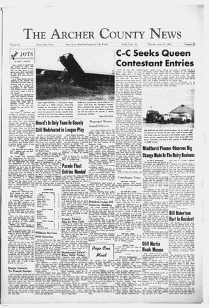The Archer County News (Archer City, Tex.), Vol. 49, No. 26, Ed. 1 Thursday, June 27, 1963