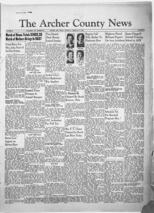 The Archer County News (Archer City, Tex.), Vol. 42, No. 8, Ed. 1 Thursday, February 9, 1956