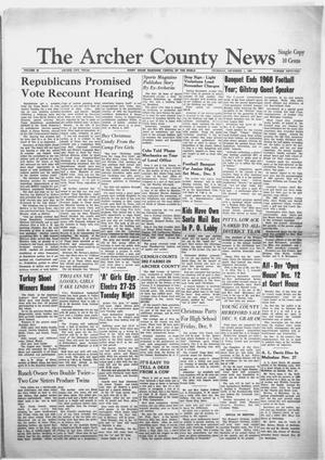 The Archer County News (Archer City, Tex.), Vol. 46, No. 52, Ed. 1 Thursday, December 1, 1960