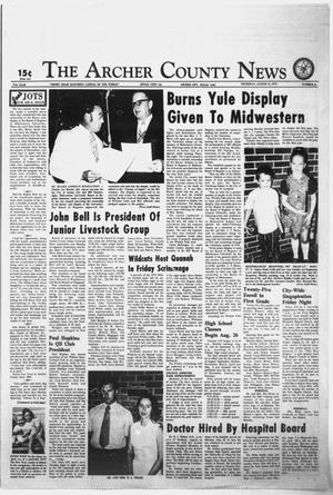 The Archer County News (Archer City, Tex.), Vol. 57, No. 33, Ed. 1 Thursday, August 22, 1974