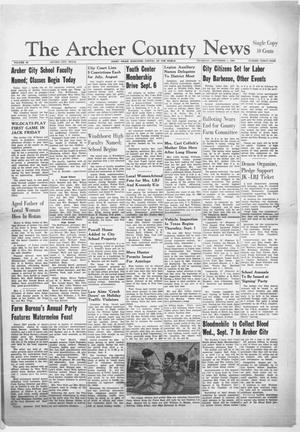 The Archer County News (Archer City, Tex.), Vol. 46, No. 39, Ed. 1 Thursday, September 1, 1960