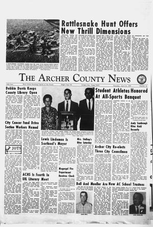 Primary view of object titled 'The Archer County News (Archer City, Tex.), Vol. 55, No. 14, Ed. 1 Thursday, April 10, 1969'.