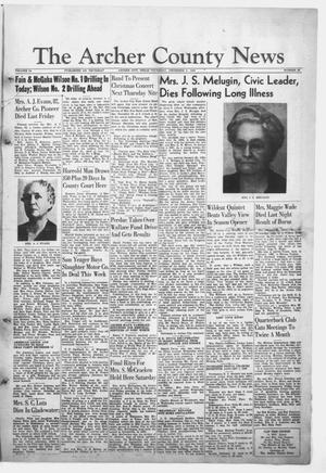 The Archer County News (Archer City, Tex.), Vol. 34, No. 50, Ed. 1 Thursday, December 9, 1948