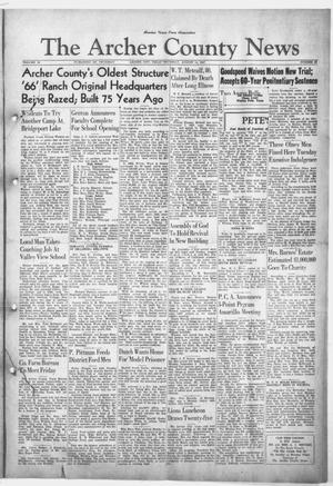 The Archer County News (Archer City, Tex.), Vol. 33, No. 33, Ed. 1 Thursday, August 14, 1947