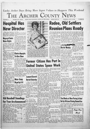 The Archer County News (Archer City, Tex.), Vol. 48, No. 28, Ed. 1 Thursday, July 12, 1962