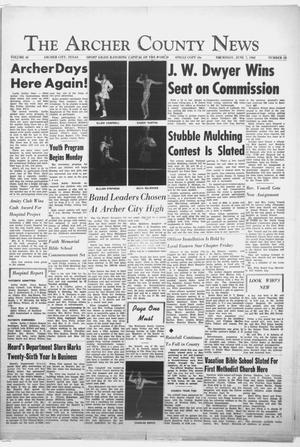 The Archer County News (Archer City, Tex.), Vol. 48, No. 23, Ed. 1 Thursday, June 7, 1962