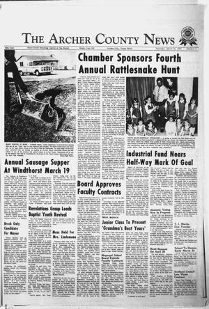 The Archer County News (Archer City, Tex.), Vol. 55, No. 11, Ed. 1 Thursday, March 16, 1972