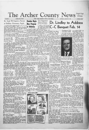 The Archer County News (Archer City, Tex.), Vol. 47, No. 7, Ed. 1 Thursday, January 19, 1961